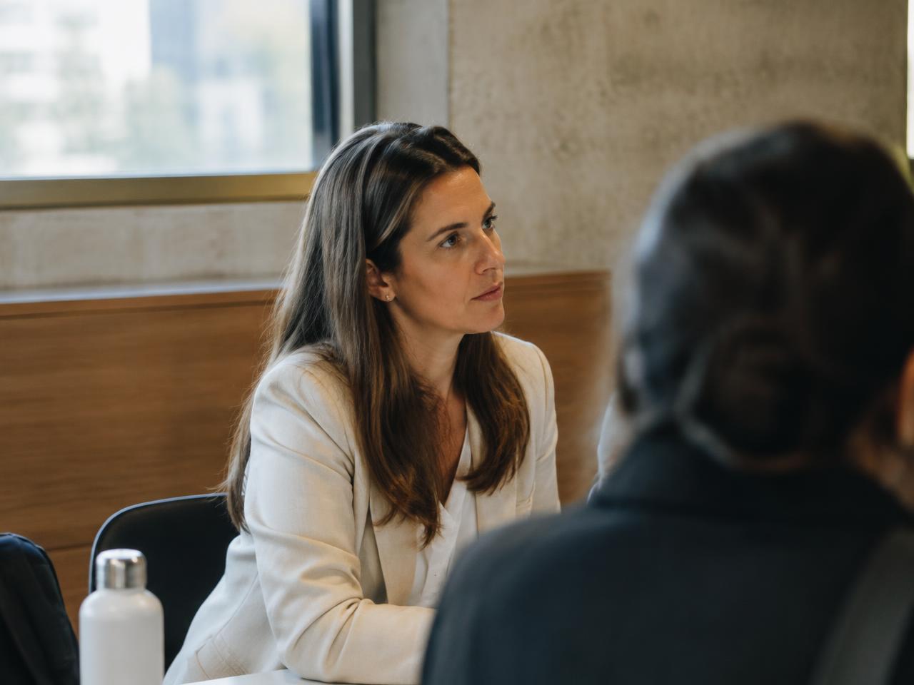 Executive in a workshop